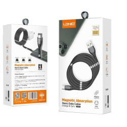 LDNIO ΚΑΛΩΔΙΟ ΦΟΡΤΙΣΗΣ LS511 ΜΕ ΜΑΓΝΗΤΕΣ, LIGHTNING, ΛΕΥΚΟ LDNIO ΚΑΛΩΔΙΟ ΦΟΡΤΙΣΗΣ LS511 ΜΕ ΜΑΓΝΗΤΕΣ, LIGHTNING, ΛΕΥΚΟ
