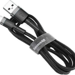 BASEUS CAFULE ΚΑΛΩΔΙΟ ΦΟΡΤΙΣΗΣ, USB ΣΕ LIGHTNING, 2M, 1.5A, ΜΑΥΡΟ