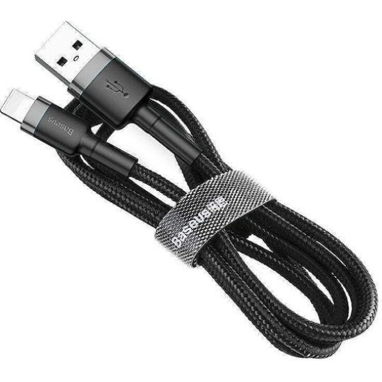 BASEUS CAFULE ΚΑΛΩΔΙΟ ΦΟΡΤΙΣΗΣ, USB ΣΕ LIGHTNING, 2M, 1.5A, ΜΑΥΡΟ