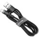BASEUS CAFULE ΚΑΛΩΔΙΟ ΦΟΡΤΙΣΗΣ, USB ΣΕ LIGHTNING, 2M, 1.5A, ΜΑΥΡΟ