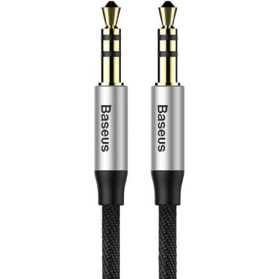 BASEUS YIVEN M30 ΚΑΛΩΔΙΟ ΗΧΟΥ, 3.5mm, 1m, ΜΑΥΡΟ