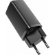 BASEUS GAN 2 LITE ΦΟΡΤΙΣΤΗΣ ΓΡΗΓΟΡΗΣ ΦΟΡΤΙΣΗΣ, 2 ΘΥΡΕΣ, 65W, ΜΑΥΡΟΣ