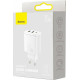 BASEUS COMPACT ΦΟΡΤΙΣΤΗΣ ΓΡΗΓΟΡΗΣ ΦΟΡΤΙΣΗΣ, 3 ΘΥΡΕΣ, 30W, ΛΕΥΚΟΣ