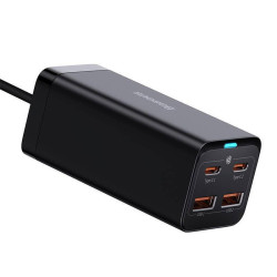 BASEUS GAN 3 PRO, 2 ΘΥΡΕΣ USB-A, 2 ΘΥΡΕΣ USB-C, 100W, ΜΑΥΡΟΣ BASEUS GAN 3 PRO, 2 ΘΥΡΕΣ USB-A, 2 ΘΥΡΕΣ USB-C, 100W, ΜΑΥΡΟΣ