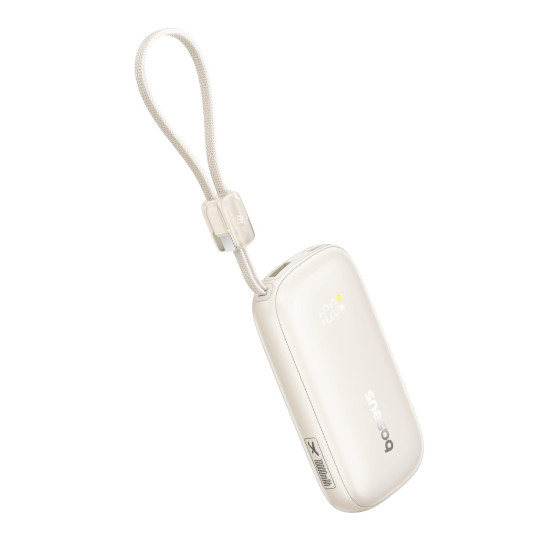 BASEUS ENERFILL FC21 QPOW3 ULTRA, POWERBANK, 10000MAh, ΜΕ  ΚΑΛΩΔΙΟ LIGHTNING, 22.5W, ΜΕ ΨΗΦΙΑΚΗ ΟΘΟΝΗ, ΤΙΤΑΝΙΟ