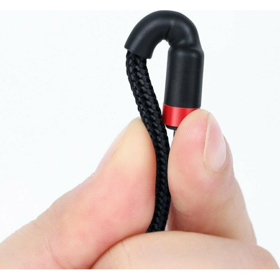 BASEUS CAFULE ΚΑΛΩΔΙΟ ΦΟΡΤΙΣΗΣ, PD 2.0 TYPE-C, 3A, 2M, ΚΟΚΚΙΝΟ, ΜΑΥΡΟ