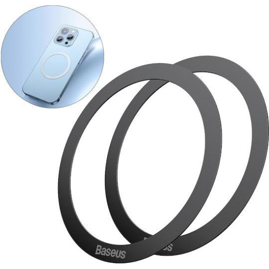 BASEUS HALO SERIES ΜΑΓΝΗΤΙΚΟ ΔΑΧΤΥΛΙΔΙ MAGSAFE, ΜΑΥΡΟ