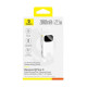 BASEUS ENERFILL FC31, POWERBANK, 10000MAh, ΜΕ 2 ΚΑΛΩΔΙΑ TYPE-C, 22.5W, ΜΕ ΨΗΦΙΑΚΗ ΟΘΟΝΗ, ΛΕΥΚΟ