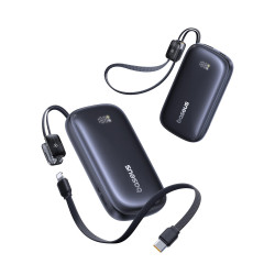 BASEUS ENERFILL FC21 QPOW3 ULTRA, POWERBANK, 10000MAh, ΜΕ ΚΑΛΩΔΙΟ ΑΠΟΣΠΩΜΕΝΟ LIGHTNING, 45W, ΜΕ ΨΗΦΙΑΚΗ ΟΘΟΝΗ, ΜΑΥΡΟ BASEUS ENERFILL FC21 QPOW3 ULTRA, POWERBANK, 10000MAh, ΜΕ ΚΑΛΩΔΙΟ ΑΠΟΣΠΩΜΕΝΟ LIGHTNING, 45W, ΜΕ ΨΗΦΙΑΚΗ ΟΘΟΝΗ, ΜΑΥΡΟ
