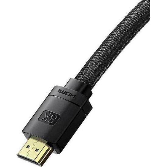 BASEUS HIGH DEFINITION SERIES, ΚΑΛΩΔΙΟ HDMI, 8Κ, 1m, ΜΑΥΡΟ