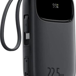 BASEUS ENERFILL FC31, POWERBANK, 10000MAh, ΜΕ 2 ΚΑΛΩΔΙΑ, 22.5W, ΜΕ ΨΗΦΙΑΚΗ ΟΘΟΝΗ, ΜΑΥΡΟ BASEUS ENERFILL FC31, POWERBANK, 10000MAh, ΜΕ 2 ΚΑΛΩΔΙΑ, 22.5W, ΜΕ ΨΗΦΙΑΚΗ ΟΘΟΝΗ, ΜΑΥΡΟ