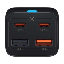 BASEUS GAN 3 PRO ΦΟΡΤΙΣΤΗΣ ΓΡΗΓΟΡΗΣ ΦΟΡΤΙΣΗΣ, 4 ΘΥΡΕΣ, 65W, ΜΑΥΡΟΣ BASEUS GAN 3 PRO ΦΟΡΤΙΣΤΗΣ ΓΡΗΓΟΡΗΣ ΦΟΡΤΙΣΗΣ, 4 ΘΥΡΕΣ, 65W, ΜΑΥΡΟΣ