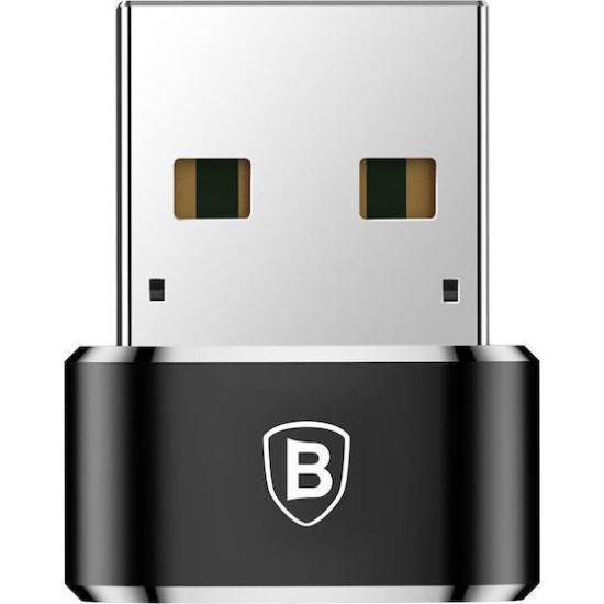 BASEUS ΑΝΤΑΠΤΟΡΑΣ TYPE-C ΣΕ USB, ΜΑΥΡΟΣ