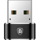 BASEUS ΑΝΤΑΠΤΟΡΑΣ TYPE-C ΣΕ USB, ΜΑΥΡΟΣ