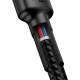 BASEUS CAFULE, ΚΑΛΩΔΙΟ ΦΟΡΤΙΣΗΣ, TYPE-C ΣΕ TYPE-C, 2m, 60W, ΓΚΡΙ, ΜΑΥΡΟ