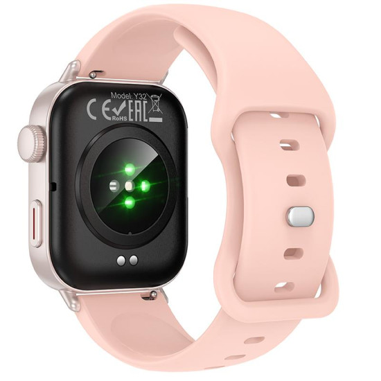 HOCO Y32 SPORTS SMART WATCH (CALL VERSION), ΡΟΖ HOCO Y32 SPORTS SMART WATCH (CALL VERSION), ΡΟΖ