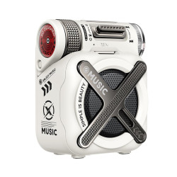 XO F72 MECHA ΦΟΡΗΤΟ ΗΧΕΙΟ BLUETOOTH, ΛΕΥΚΟ XO F72 MECHA ΦΟΡΗΤΟ ΗΧΕΙΟ BLUETOOTH, ΛΕΥΚΟ