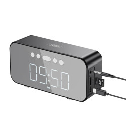 XO F41 MIRROR BLUETOOTH ΗΧΕΙΟ, ΡΟΛΟΙ, ΜΑΥΡΟ XO F41 MIRROR BLUETOOTH ΗΧΕΙΟ, ΡΟΛΟΙ, ΜΑΥΡΟ