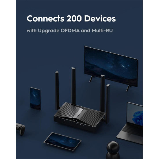 CUDY WR3600H BE3600 2.5G Wi-Fi 7  ROUTER
