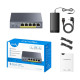 CUDY GS1005PTS1 5-PORT GIGABIT POE+ SWITCH WITH 1 SFP PORT 120W V2.0