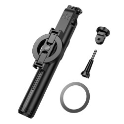 HOCO K25 SHERKHAN ΜΑΓΝΗΤΙΚΟ SELFIE STICK, ΑΛΟΥΜΙΝΙΟ, ΜΑΥΡΟ HOCO K25 SHERKHAN ΜΑΓΝΗΤΙΚΟ SELFIE STICK, ΑΛΟΥΜΙΝΙΟ, ΜΑΥΡΟ