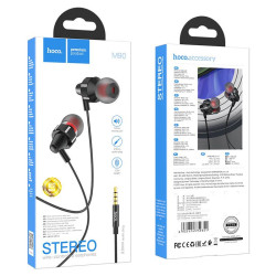 HOCO M90 ΑΚΟΥΣΤΙΚΑ DELIGHT WIRE-CONTROLLED, BLACK SHADOW, 3.5MM HOCO M90 ΑΚΟΥΣΤΙΚΑ DELIGHT WIRE-CONTROLLED, BLACK SHADOW, 3.5MM