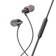 HOCO M90 ΑΚΟΥΣΤΙΚΑ DELIGHT WIRE-CONTROLLED, BLACK SHADOW, 3.5MM