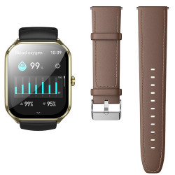 HOCO Y28 AMOLED SMART SPORTS WATCH(ΛΕΙΤΟΥΡΓΙΑ ΚΛΗΣΗΣ), ΧΡΥΣΟ