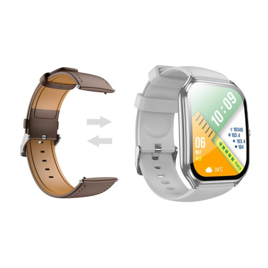HOCO Y28 AMOLED SMART SPORTS WATCH(ΛΕΙΤΟΥΡΓΙΑ ΚΛΗΣΗΣ), ΑΣΗΜΙ