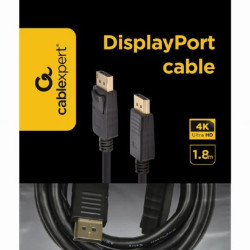 CABLEXPERT ΚΑΛΩΔΙΟ DISPLAY PORT, 4K, MALE-MALE, 1.8m CABLEXPERT ΚΑΛΩΔΙΟ DISPLAY PORT, 4K, MALE-MALE, 1.8m