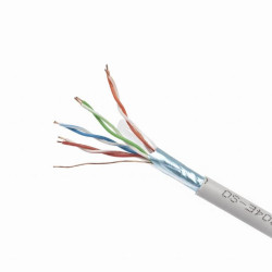 NG ΚΑΛΩΔΙΟ ΔΙΚΤΥΟΥ UTP CAT6 ΓΚΡΙ, CCA, 100m