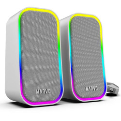 MARVO SG-285 GY HAVOC20 HXEIO, 2x3w, RGB, ΓΚΡΙ