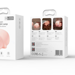 XO OZ09 LITTLE PINK PIG SILICONE PAT LED LIGHT, 1200 mAh, ΡΟΖ XO OZ09 LITTLE PINK PIG SILICONE PAT LED LIGHT, 1200 mAh, ΡΟΖ