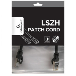 CABLEXPERT ΚΑΛΩΔΙΟ S/FTP CAT6A 0.5m, LSZH, ΜΑΥΡΟ CABLEXPERT ΚΑΛΩΔΙΟ S/FTP CAT6A 0.5m, LSZH, ΜΑΥΡΟ