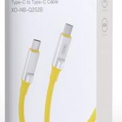 XO NB-Q252B PD 60W TYPE-C ΣΕ TYPE-C LIQUID ΚΑΛΩΔΙΟ ΦΟΡΤΙΣΗΣ ΣΙΛΙΚΟΝΗΣ, ΚΙΤΡΙΝΟ XO NB-Q252B PD 60W TYPE-C ΣΕ TYPE-C LIQUID ΚΑΛΩΔΙΟ ΦΟΡΤΙΣΗΣ ΣΙΛΙΚΟΝΗΣ, ΚΙΤΡΙΝΟ