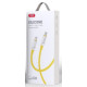 XO NB-Q252B PD 60W TYPE-C ΣΕ TYPE-C LIQUID ΚΑΛΩΔΙΟ ΦΟΡΤΙΣΗΣ ΣΙΛΙΚΟΝΗΣ, ΚΙΤΡΙΝΟ