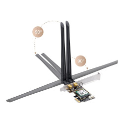 CUDY WE3000 AX3000 DUAL BAND WIFI PCI-e ΚΑΡΤΑ ΔΙΚΤΥΟΥ, BLUETOOTH, WIFI6 CUDY WE3000 AX3000 DUAL BAND WIFI PCI-e ΚΑΡΤΑ ΔΙΚΤΥΟΥ, BLUETOOTH, WIFI6