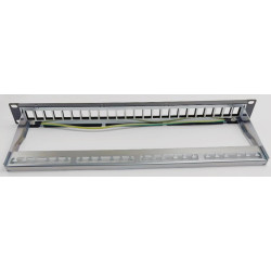 NG PATCH PANEL, 1U, 24 PORTS, KEYSTONE
