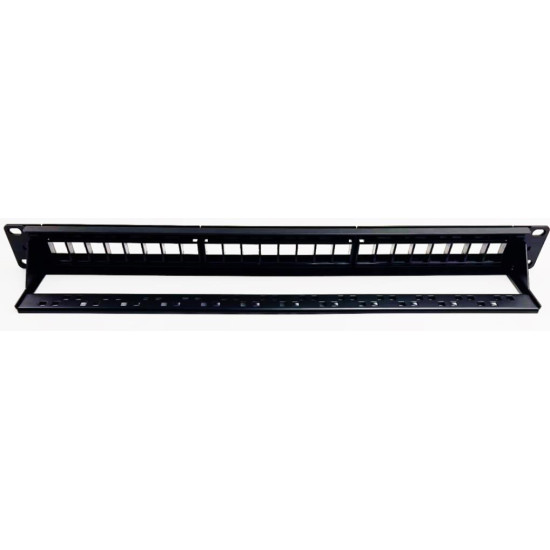 NG PATCH PANEL, 1U, 24 PORTS, KEYSTONE