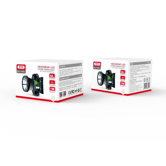 XO YH01 ΦΑΚΟΣ ΚΕΦΑΛΗΣ LED, 600mah