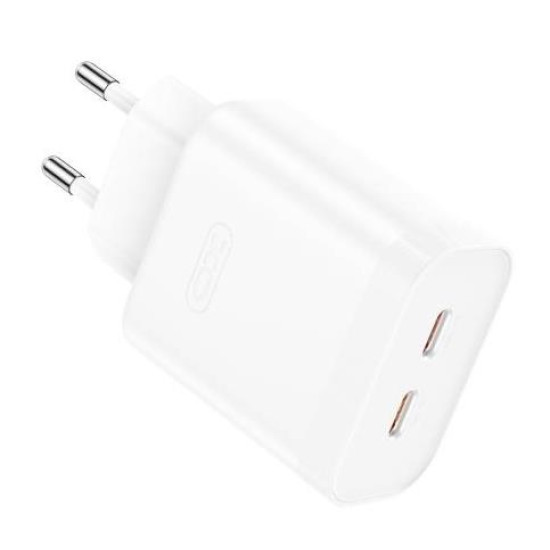 XO L105 ΦΟΡΤΙΣΤΗΣ 35W, 2 ΘΥΡΕΣ PD, ΛΕΥΚΟΣ