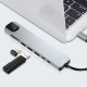 XO HUB003 USB-C HUB 8 in 1