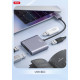 XO HUB012B 4 in 1 TYPE-C, 4x USB 3.0