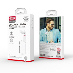 XO BE27 LAVALIER ΑΚΟΥΣΤΙΚΟ BLUETOOTH ΜΕ ΚΟΥΜΠΙ ΑΦΗΣ, ΛΕΥΚΟ XO BE27 LAVALIER ΑΚΟΥΣΤΙΚΟ BLUETOOTH ΜΕ ΚΟΥΜΠΙ ΑΦΗΣ, ΛΕΥΚΟ