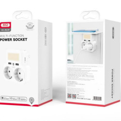XO WL09 ΠΟΛΥΜΠΡΙΖΟ ΣΟΥΚΟ ΜΕ 2 ΘΕΣΕΙΣ ΚΑΙ 2 ΘΥΡΕΣ USB KAI ΝΥΧΤΕΡΙΝΟ ΦΩΣ XO WL09 ΠΟΛΥΜΠΡΙΖΟ ΣΟΥΚΟ ΜΕ 2 ΘΕΣΕΙΣ ΚΑΙ 2 ΘΥΡΕΣ USB KAI ΝΥΧΤΕΡΙΝΟ ΦΩΣ