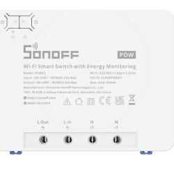 SONOFF SMART ΔΙΑΚΟΠΤΗΣ ΜΕ ΠΑΡΑΚΟΛΟΥΘΗΣΗ ΚΑΤΑΝΑΛΩΣΗΣ POWR3, 25A SONOFF SMART ΔΙΑΚΟΠΤΗΣ ΜΕ ΠΑΡΑΚΟΛΟΥΘΗΣΗ ΚΑΤΑΝΑΛΩΣΗΣ POWR3, 25A