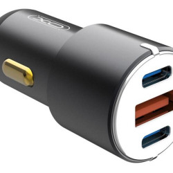 XO CC45 ΦΟΡΤΙΣΤΗΣ ΑΥΤΟΚΙΝΗΤΟΥ PD+QC3.0 30W, 3 ΘΥΡΕΣ