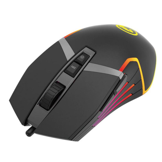 MARVO M519 ΕΝΣΥΡΜΑΤΟ GAMING ΠΟΝΤΙΚΙ, 12.000dpi