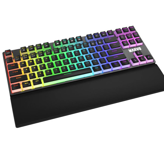 MARVO KG946 GAMING RGB ΜΗΧΑΝΙΚΟ ΠΛΗΚΤΡΟΛΟΓΙΟ, ΚΟΚΚΙΝΟΙ ΔΙΑΚΟΠΤΕΣ
