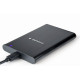 GEMBIRD U3S6 ΘΗΚΗ ΓΙΑ HDD 2.5" USB 3.0 TYPE C, ΑΛΟΥΜΙΝΙΟ, ΜΑΥΡH